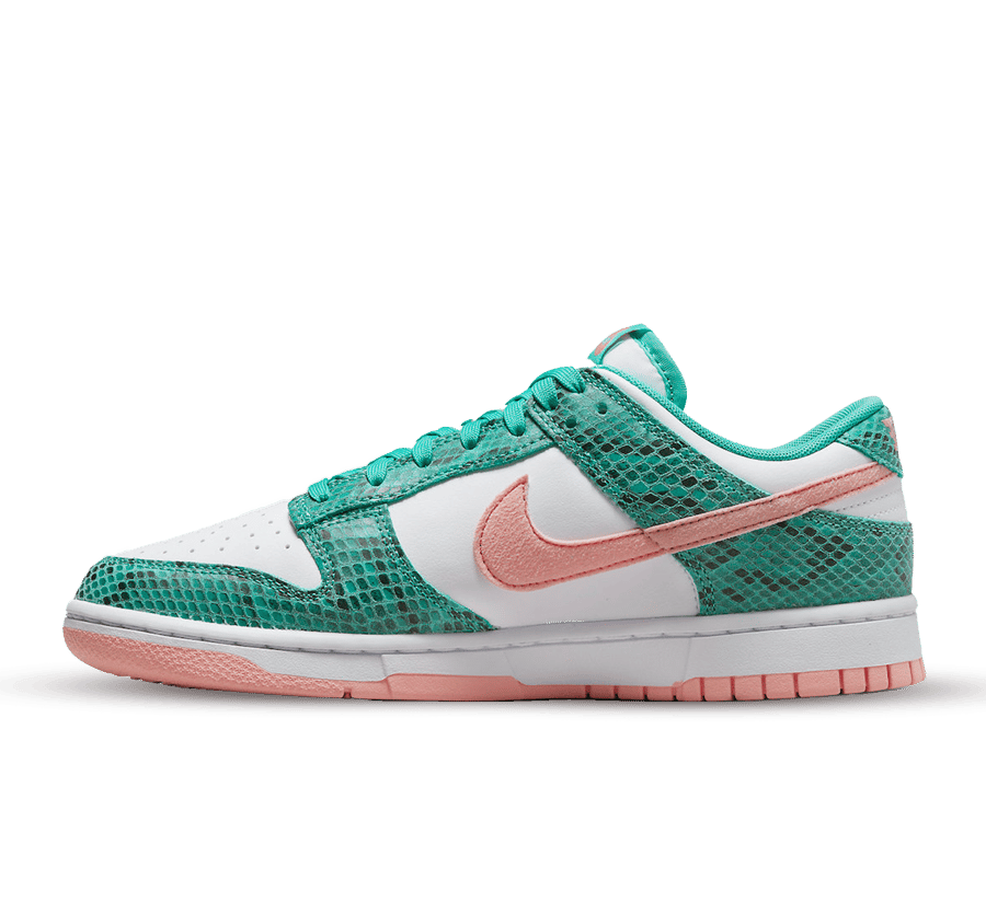 Nike Dunk Low Washed Teal Snakeskin