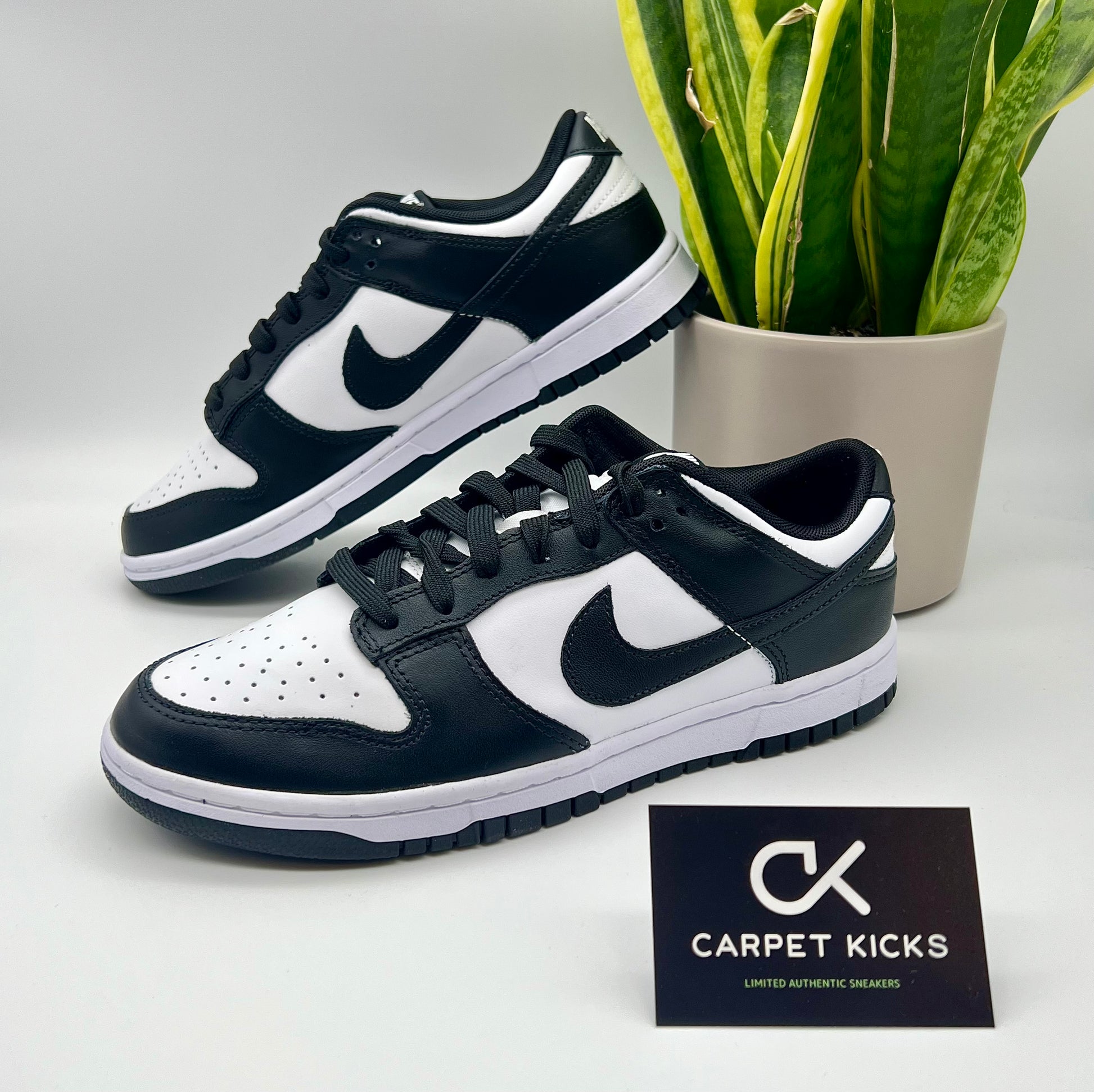 Nike Dunk Low Black White (Panda) - CARPET KICKS